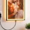 Personalized LED Photo Frame with Custom Picture – Vertical Light Portrait Poster for Gift & Home Decor